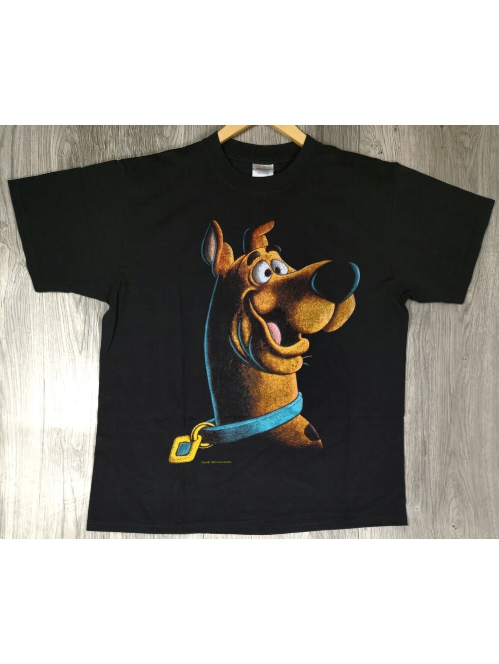 Vintage 90s Scooby Doo Blackout Shadow Series Shirt XL 1997 Hanna Barbara USA#12
